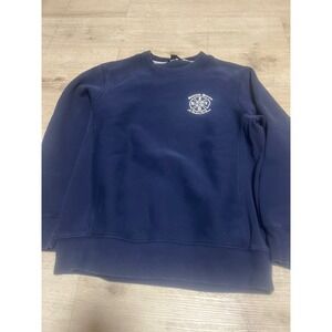 FDNY Engine 53 Truck 43 Spanish Harlem Sweatshirt Mens Large Navy Blue Crewneck